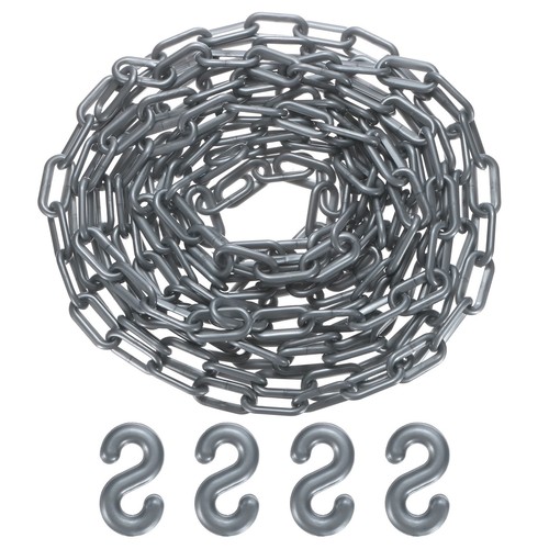 Plastic barriers chain - plastic, chain,