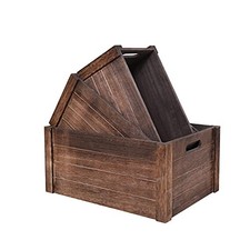 Farmhouse Antique Black Wooden