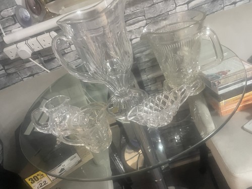 Vintage crystal glassware - vintage,