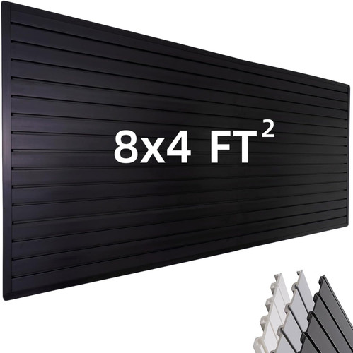 Black slat wall - slat, panel