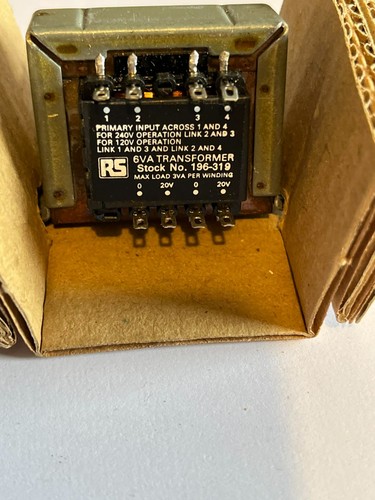 Mains transformer 20v - rs,