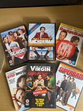 DVD Comedy, Anchorman Superbad Stepbrothers 40 YO VirginDodgeball Old School