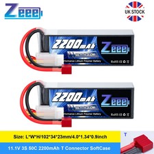 2X Zeee 3S LiPo Battery 11.1V