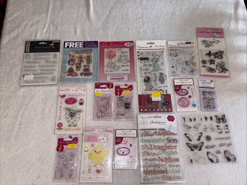 Card making clear stamp set - card,