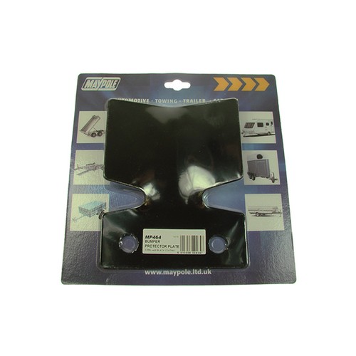 Bumper protector plate black - plate,