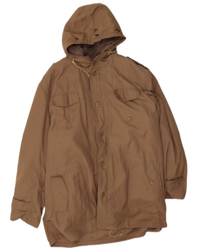 Vintage mens military hooded - mens,