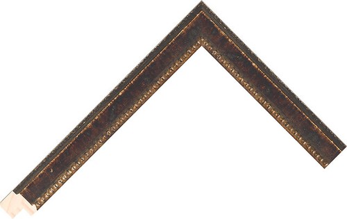 19mm wide dark brown champagne - 19mm, brown/champagne