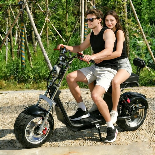 Electric scooter with - , double
