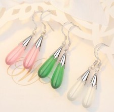 Womens Moonstone Opal Drop