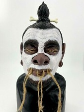 Shrunken head mask tsantsa - shrunken,