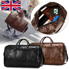 Mens leather duffle - leather,