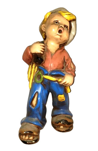 Vintage chalkware figurine - vintage, 9