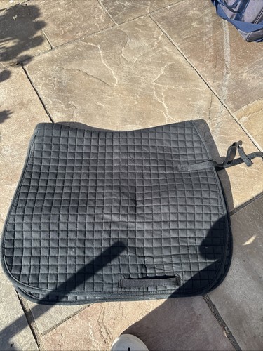 Black dressage numnah full - black,
