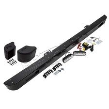 FITS DEFENDER FRONT BUMPER WITH LED DAYTIME DRL RUNNING LIGHTS & END CAPS