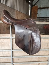Jefferies Falcon Hawk event Saddle Brown Used 17.5 Inch Good Condition
