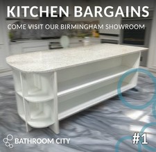 Ex Display kitchen island unit breakfast bar