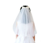 Girls Holy Communion Veil One Size White Ivory