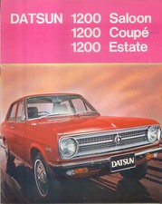 Datsun 1200 Sunny Saloon Coupe Estate 1971-72 Original UK Brochure