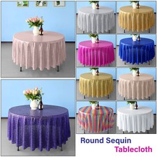 Sequin Tablecloth Round