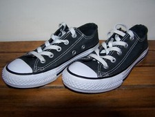 Converse  Black Trainers Size 12 kids