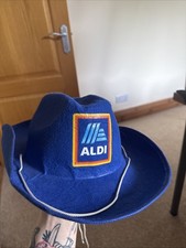 Aldi Cowboy Hat Blue Royal