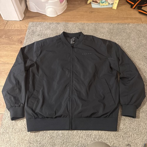 Volvo black windbreaker jacket - black,