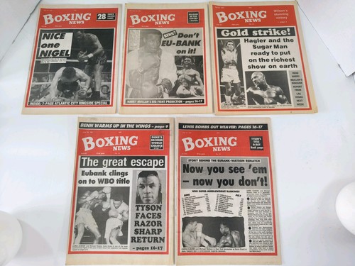 Boxing news magazine bundle - news,