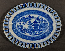 Antique Oval Pearlware