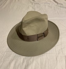 Indiana Jones The Adventure Collection Fedora Hat Size Small Canvas Tan USA