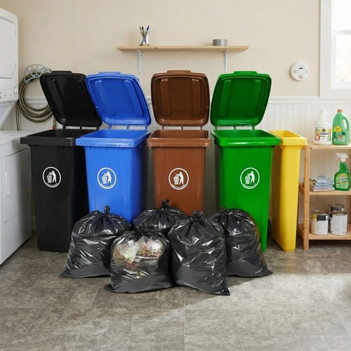 Wheelie bin 120l large - 120l,