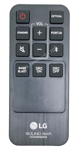 Original soundbar remote - lg,