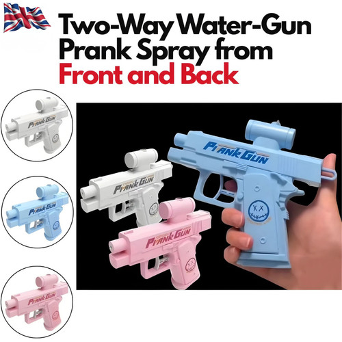 Two way water gun - gun, prank