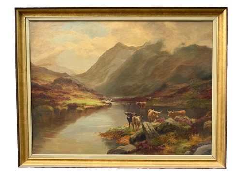 Edgar longstaffe original oil - edgar,