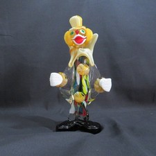 Vintage Murano Hand-Blown Art Glass 25 cm Clown Figurine