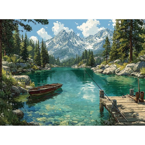 500 piece jigsaw - piece,