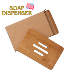 Bamboo Soap Dish Wooden Bar