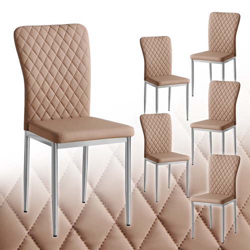 6pcs dining chairs padded - dining,