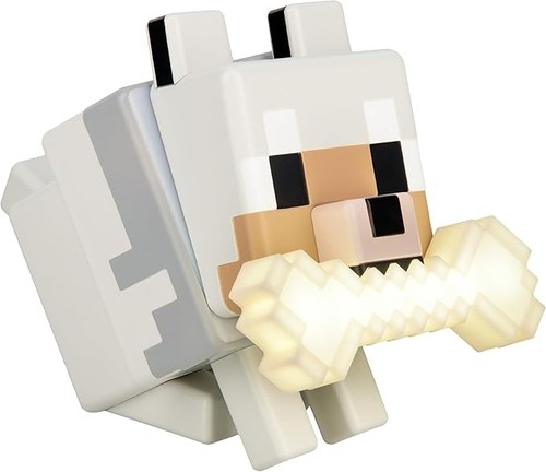 Minecraft wolf night light - minecraft,