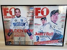 F1 Racing Juan Pablo Montoya and Ralf Schumacher Signed covers. 