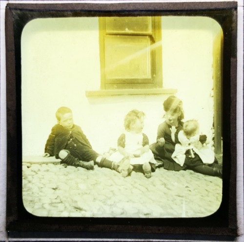 Antique magic lantern slides - antique,