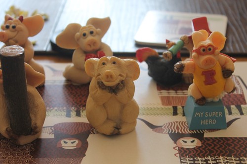 Six piggin tickled pink - six,