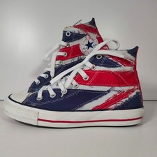 Converse The Who Limited Edition 2008 Union Jack Uk Size 6 Hi Tops Man-made Rare