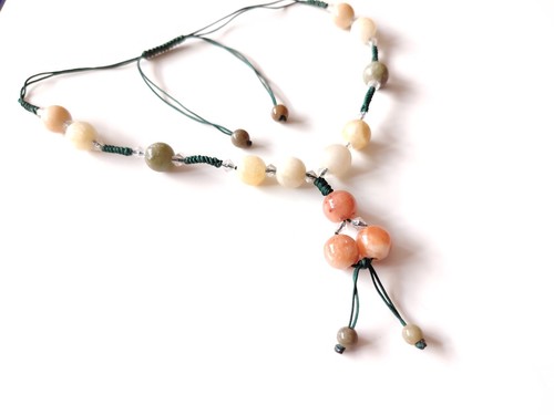 Asian style necklace jade - style,