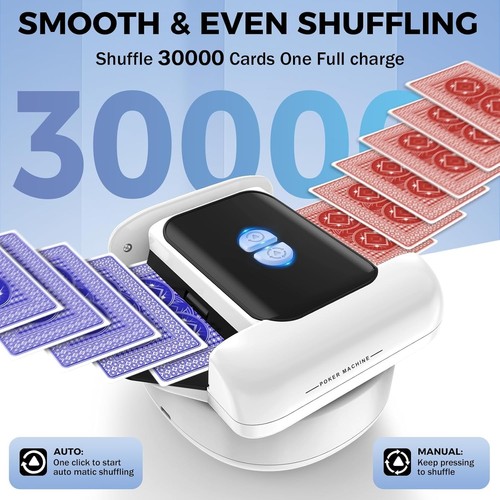 Automatic card shuffler - automatic,