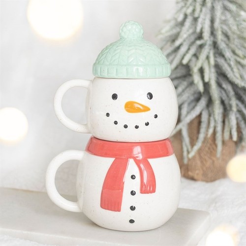 Set winter snowman - set, of