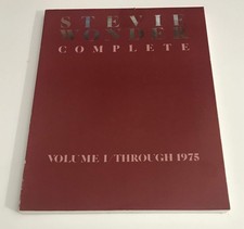 Stevie Wonder -- Complete, Vol 1: Piano/Vocal/Chords