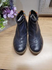 Womens Navy Reiker Dual Zip