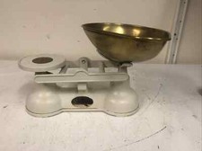 Vintage Black Metal Salter