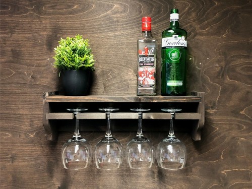 Gin shelf wine - wine, glass