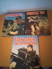 3 x Forces Books 85 86 & The Falklands The Aftermath, Marshall Cavendish HB
